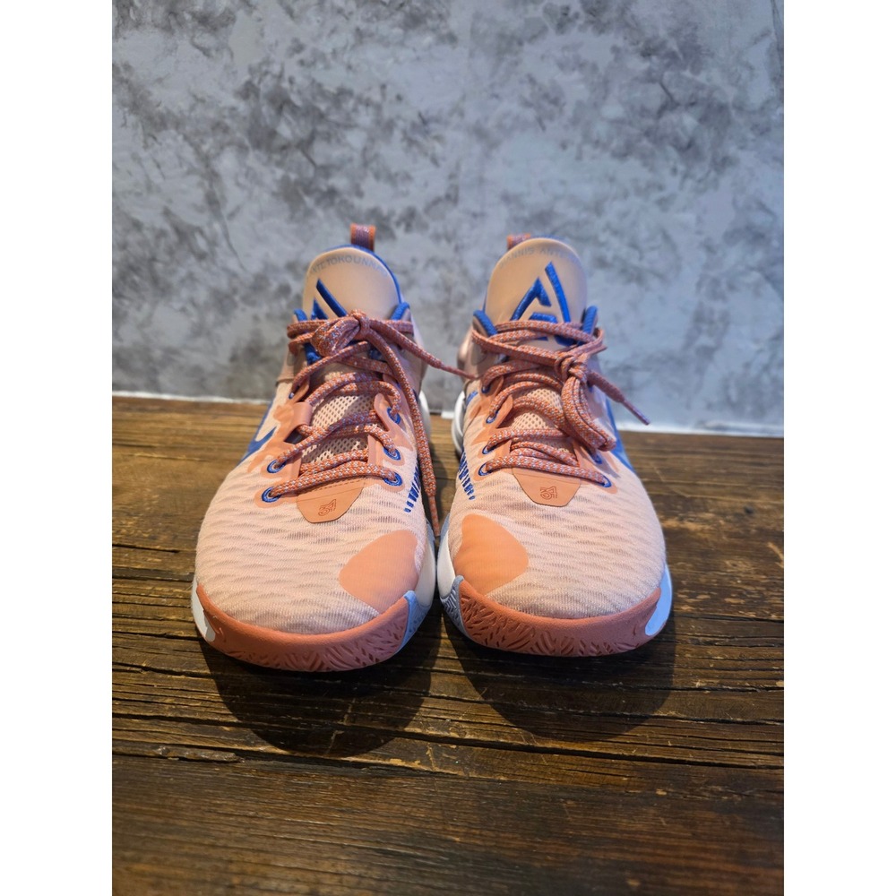 Nike Giannis Immortality 2 Arctic Orange Blue Basketball Shoes Mens 8.5